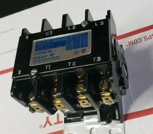 GOULD - A103AC12 MOTOR CONTROL MAGNETIC A.C. CONTACTOR - SIZE 00 - Picture 1 of 6