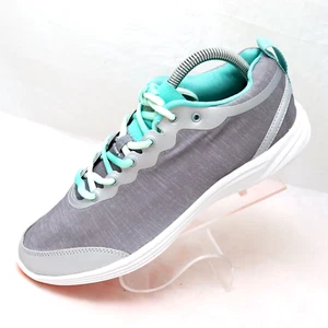 Vionic Agile Fyn Women Sz 8.5 M Shoes Gray Blue Lace Up Athletic Sneakers 335FYN - Picture 1 of 11