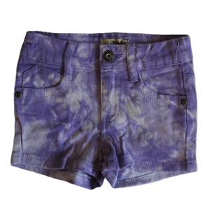 Mudd Little Girl's Purple Tie-Dye 5 Pocket Shorts (Size: 5)- NWT - Picture 1 of 4