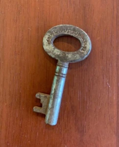 Antique Louis Vuitton Skeleton Key inscribed Paris L. Vuitton London RARE - Picture 1 of 3