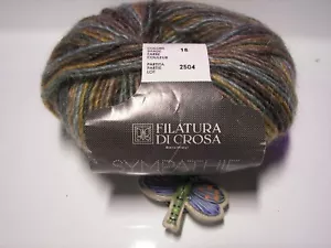 1 bola ~ hilo de mezcla de mohair y peso "Sympathie" DK hilado de crosa ~ #18 - Imagen 1 de 3