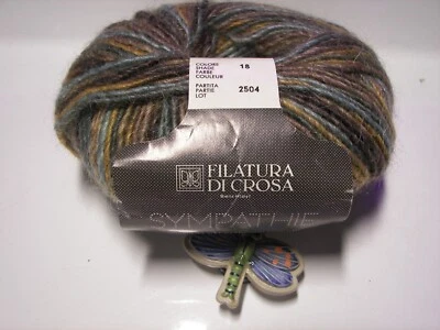 1 Ball ~ Filatura Di Crosa "Sympathie" DK Weight Wool & Mohair Blend Yarn ~ #18 - Image 1 of 3