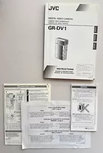 JVC Digital Video Camera GR-DV1 Operating Instructions - Picture 1 of 2