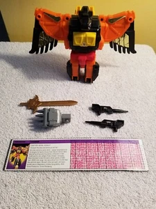 Hasbro Transformers G1 Dive Bomb Divebomb 1986 Complete Weapons with Card - Picture 1 of 7