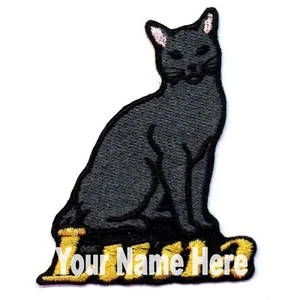Bombay Katzenaufnäher personalisiert maßgeschneidert aufbügeln - Bild 1 von 2