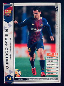 2017-18 Panini WCCF EXTRA Philippe Coutinho Barcelona redemption card