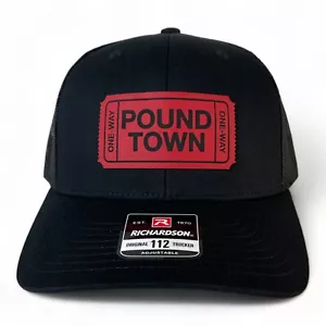 Cappello camionista Pound Town divertente cappello papà Richardson SnapBack - Foto 1 di 20