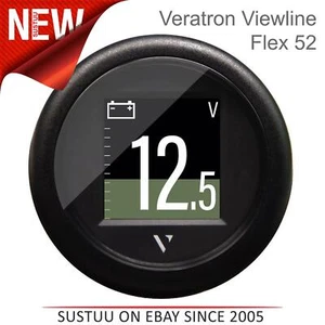 Veratron Viewline Flex 52 mm NMEA 2000 Marine Instrumentenmessgerät - schwarz - Bild 1 von 5