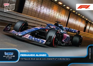 ➠ Topps Now Fórmula 1 2022 #25 Fernando Alonso - BWT Alpine F1 Team - Imagen 1 de 2