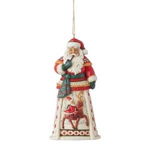 Jim Shore Heartwood Creek Lapland Santa Christmas Ornament 6011493 - Picture 1 of 3