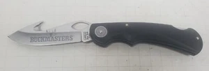 Buckmasters Camillus Folding Gut Hook Lock Blade Pocket Knife USA - Picture 1 of 6