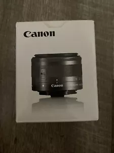Canon EF-M15-45mm F3.5-6.3 IS STM Black Graphite Interchangeable Lens New - Picture 1 of 1