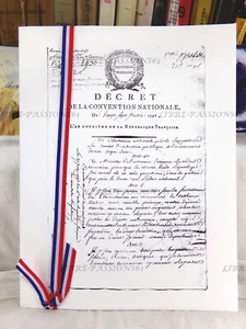 COPIE DU DÉCRET DE LA CONVENTION NATIONALE DE CRÉATION DES MUSÉES NATIONAUX - Imagen 1 de 6
