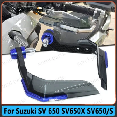 For Suzuki SV 650 SV650X SV650S Handguard Shield Hand Guard Protector Windshield - Imagem 1 de 4