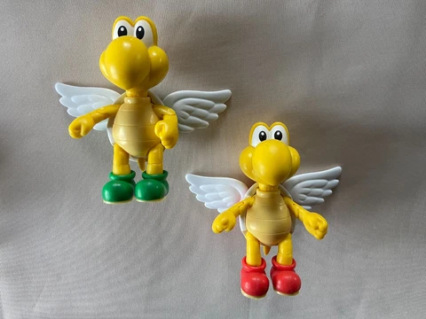 Super Mario Jakks Pacific World Of Nintendo Koopa Troopa 4” w/ Wings Red & Green Cover