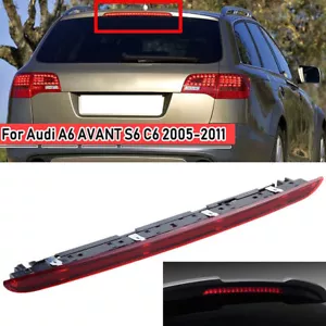LED Rear Windshield High Mount Third Brake Light For 05-11 Audi A6 Avant Wagon - Foto 1 di 6