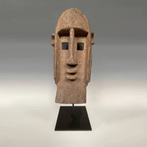 DAMA TANZMASKE BASIERT GESCHNITZT HOLZ DOGON MENSCHEN MALI WESTAFRIKA 20. JH. - Bild 1 von 4