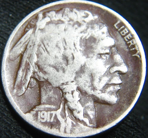 Nice Sharp F+/VF 1917-D BUFFALO NICKEL 5¢ FREE SHIPPING HS95MJ Cover