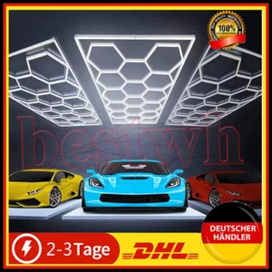 14 x Hexagon LED-Beleuchtung Auto Detail Haus Garage Werkstatt Einzelhandel Lamp - Bild 1 von 22
