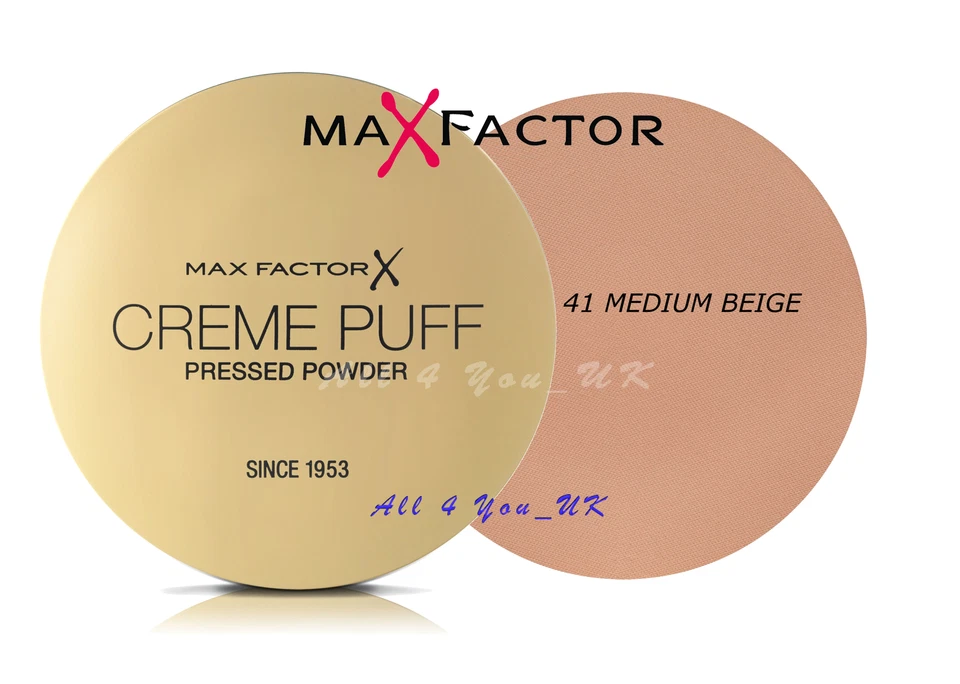 Max Factor Creme Puff Compact Powder - 41 Medium Beige - Image 1 of 1