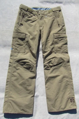 Special Blend SB Women's Small Khaki Dot Snow Ski Snowboard Insulated Pants - Изображение 1 из 4