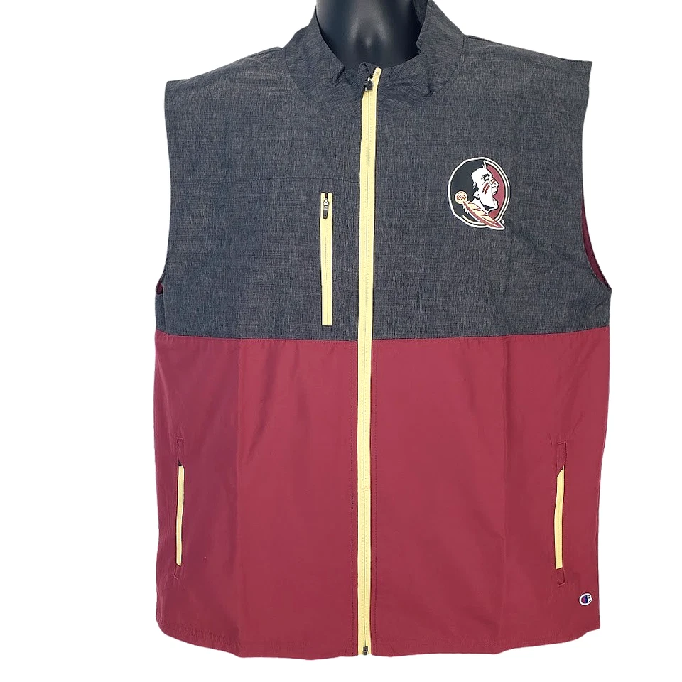 Florida State Seminoles Men's Champion Products Vest Size L - Image 1 of 1