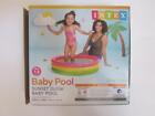 NEW INTEX Multi Color Sunset Glow Inflatable Small Baby Pool 34" x 10"  Ages 1-3