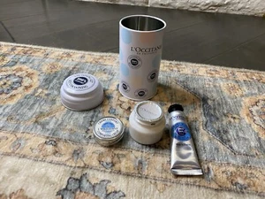 L’Occitane Crema Confortante Ligera + Crema de Manos .3 OZ Tarro Sellado de Estaño .28 Viaje - Imagen 1 de 6