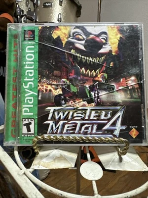 PS1 Twisted Metal 4 Greatest Hits (Sony PlayStation 1, 2000) Complete CIB - Image 1 of 4