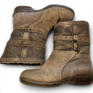 Blondo Masym Damen 8M Nubukleder wasserdicht Lammfell flauschiges Fell Wolle Winter - Bild 1 von 13