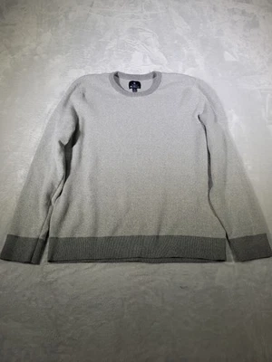 Ben Sherman Sweatshirt Mens XL Gray Crewneck Ethical Recycled Cotton Blend Knit - Image 1 of 4