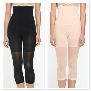 Neu im Karton Yummie by Heather Thomson Lilo High Waist Shaping Capri L/XL, 1X/2X schwarz/hellbraun - Bild 1 von 16