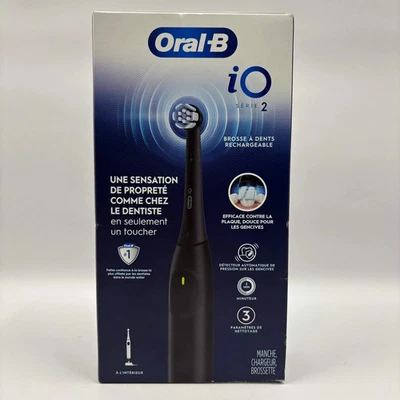 Oral-B iO Series 2 Rechargeable Electric Toothbrush ~ Night Black ~ NEW + SEALED - Image 1 of 4