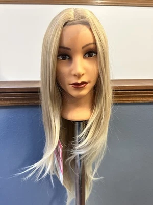 Peluca sintética rubia de 20 pulgadas Foto 1 de 4