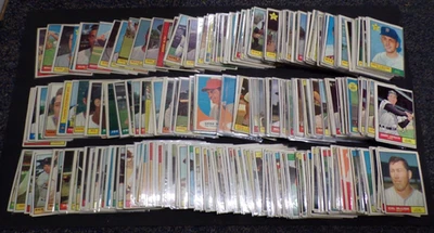1961 Topps Baseball Parcial Base Set Colección De Colección Lote de 419 Cartas Rookies Hof Foto 1 de 4