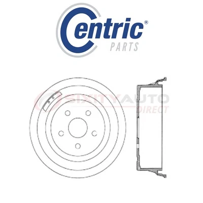 Centric C-TEK Brake Drum for 1965-1970 Pontiac Catalina 5.7L 6.4L 6.6L 6.9L qz Foto 1 de 4