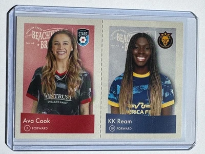 Ava Cook & KK Ream 2025 Parkside NWSL Vol 1 Beachwood Chicago Stars Utah Royals - Image 1 of 2