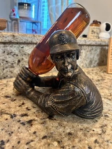 Figura de escultura de béisbol con soporte para botella de vino Bam Vino de Colorado Rockies MLB - Imagen 1 de 8