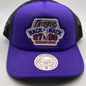 Mitchell & Ness Lakers NBA Finals Champions Classics Trucker Snapback Mütze Neu mit Etikett - Bild 1 von 7