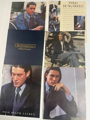 Ralph Lauren Polo Magazine Advertisement Ads lot of 3 2 page 1988 - 2000 - Image 1 of 4