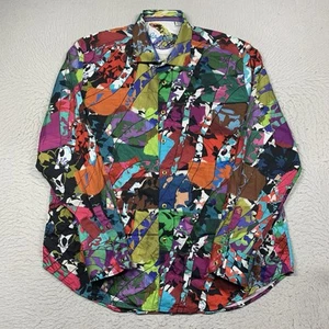 Robert Graham Shirt Mens 2XL XXL Multicolor Abstract Colorful Classic Fit - Picture 1 of 15