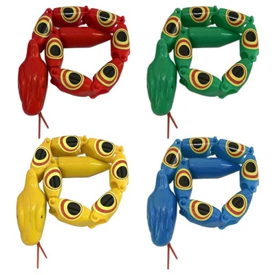 Modelo de juguete de serpiente conjunta serpiente de plástico decoración de escritorio niño regalo favorito Foto 1 de 4