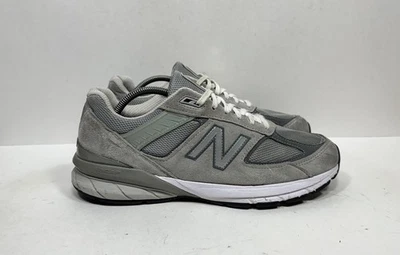 New Balance 990v5 Men's Size 10 Gray Running Shoes Sneakers M990GL5 Made In USA - Image 1 of 4