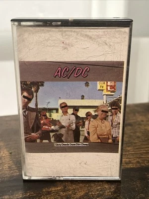 1976 AC/DC Dirty Deeds Done Dirt Cheap Cassette Tested Collectible - Image 1 of 4