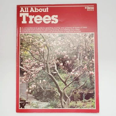 All About Trees by Ortho Books Vintage Paperback Book Garden Plants Homesteading - Image 1 of 4