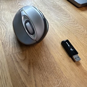 Microsoft Natural Wireless Laser Mouse 7000 Silver w/ Receiver Model 1117 - Picture 1 of 8