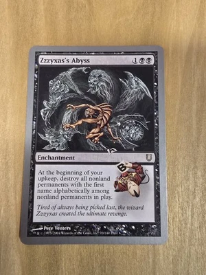 Zzzyxas's Abyss - #070/140 (NM) Unhinged UNH Magic MTG - Regular - Image 1 of 2