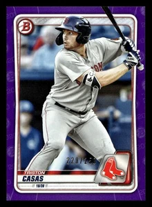 2020 Bowman #BP-18 Triston Casas Prospects Purple SN - Picture 1 of 2