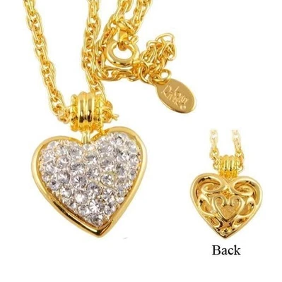 Elegante colgante de cadena y doble cara de Joan Rivers con incrustaciones de estrellas Foto 1 de 2