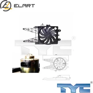 FAN RADIATOR 809-0008 FOR FIAT PUNTO/Hatchback/Van 188A4.000/A5.000 1.2L 4cyl - Picture 1 of 8